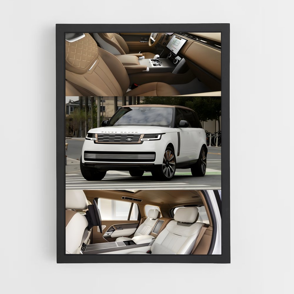 Poster Sièges Luxueux – affiche Land Rover (vue 2)